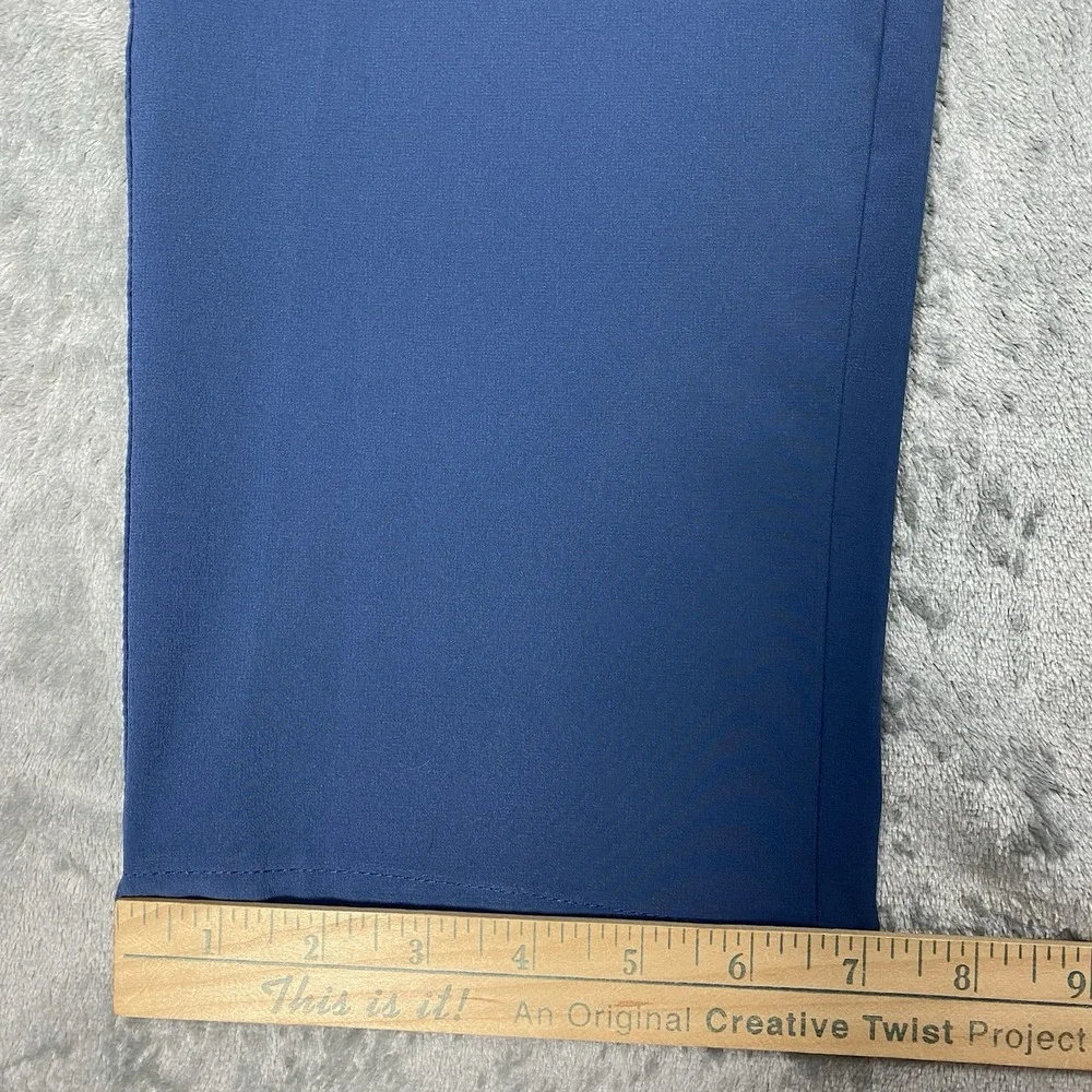 Mizzen+Main Helmsman Pants Mens Size 38x34‎ Blue Slim Performance Stretch Chino